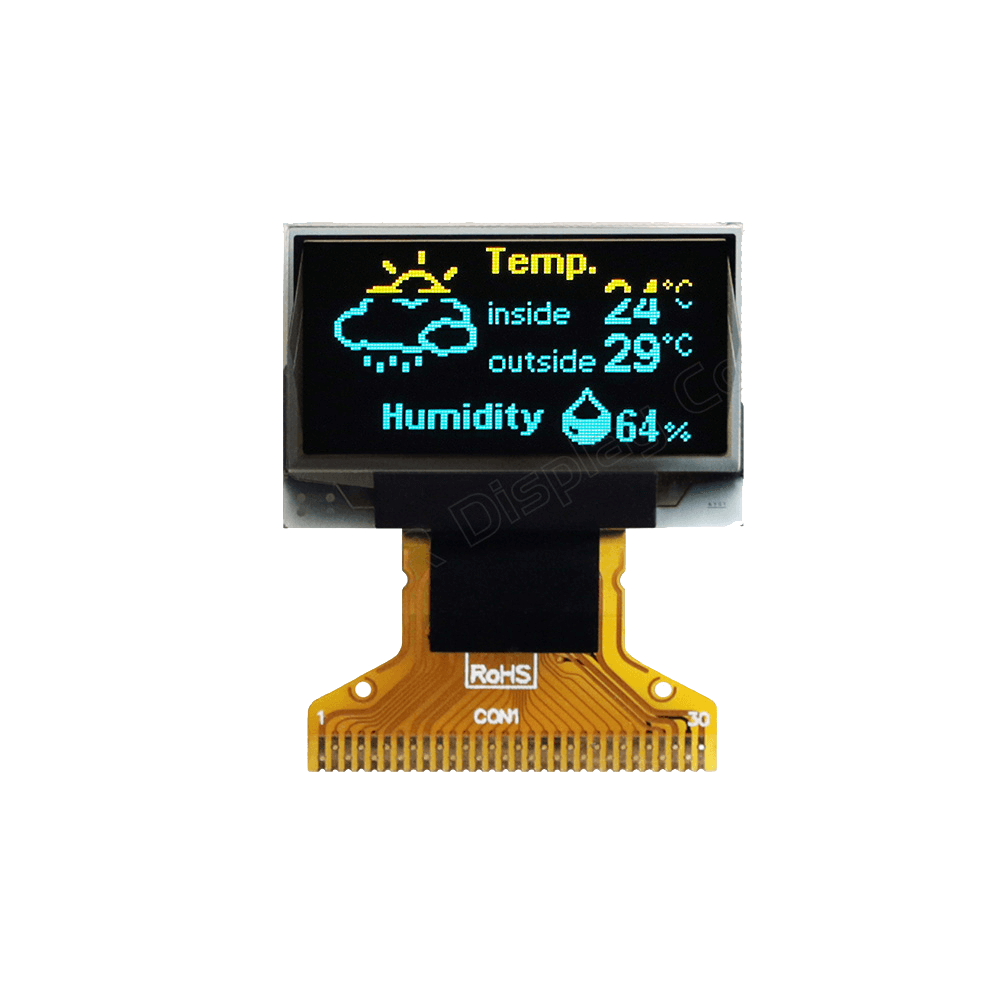 WEO012864AB - Winstar Dual Color OLED graphic display module ...