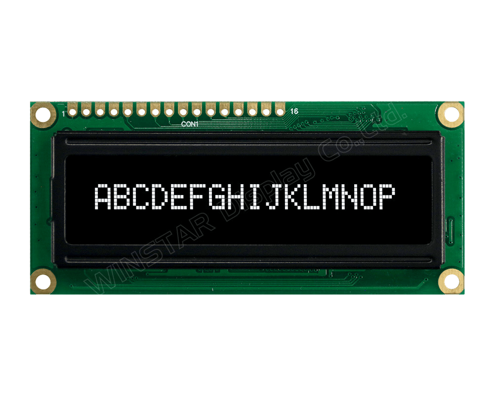Alphanumeric Display Casing WEH001601BWPP5N00100 - Winstar Longlife OLED alphanumeric display ...
