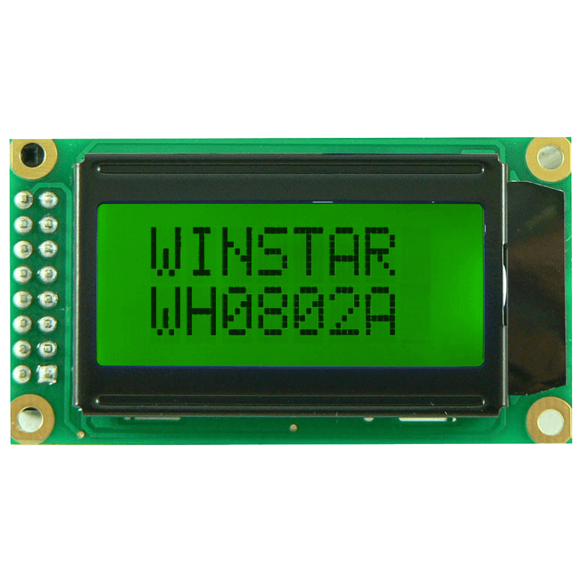 WH0802A-YYH-CT#020 - Winstar alphanumeric LCD display | Unisystem ...