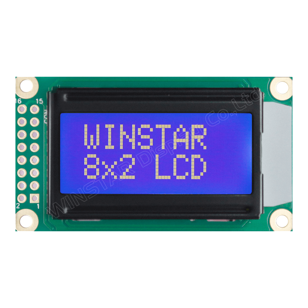 WH0802A2-TMI-JW# - Winstar alphanumeric LCD display | Unisystem ...