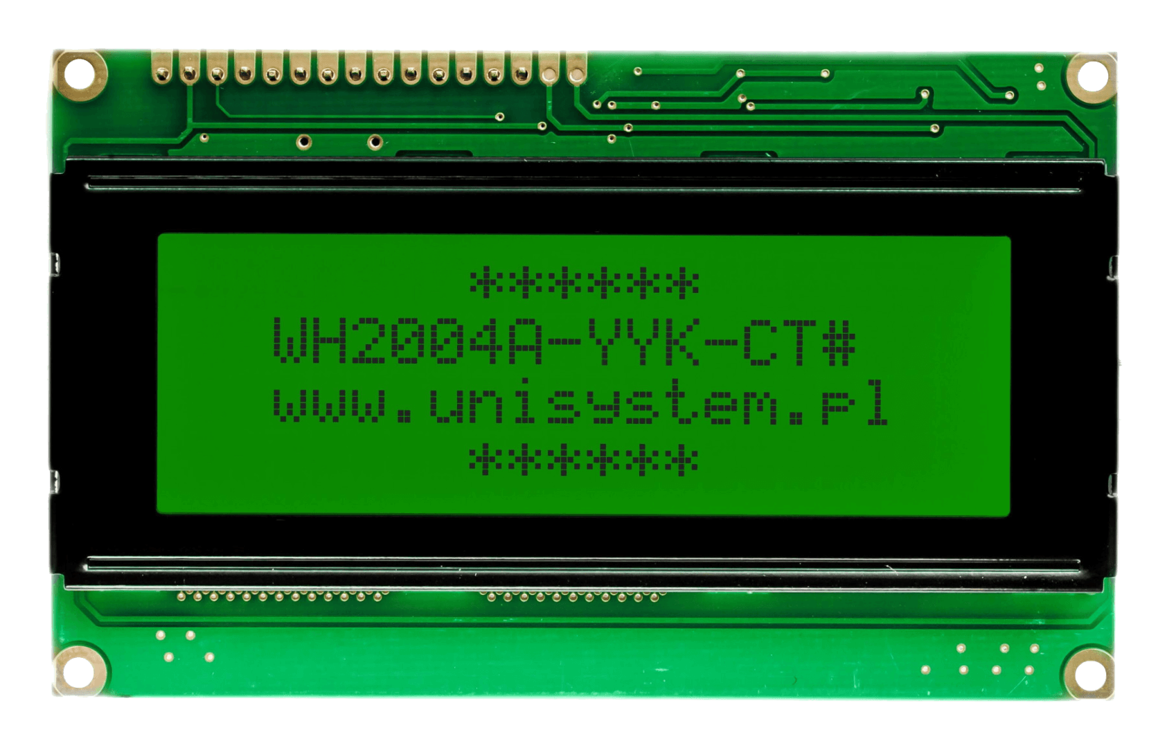 WH2004A-YYK-CT# - Winstar alphanumeric LCD display | Unisystem ...