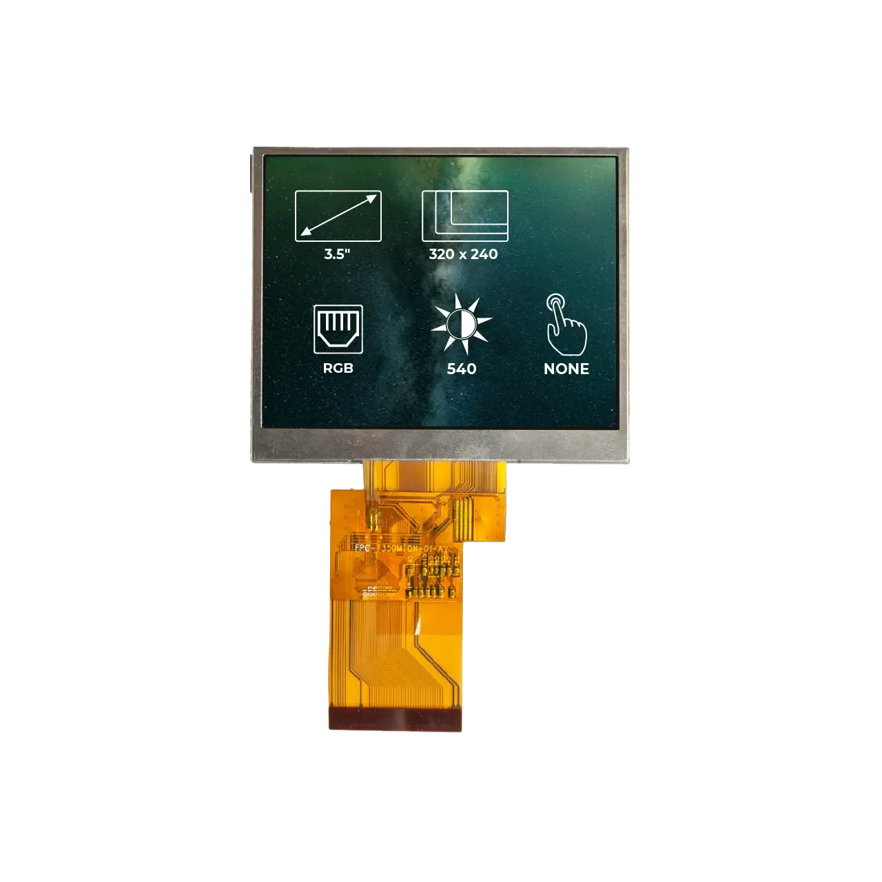 Display Glass Rvt RVT3.5A320240TNWN00 Riverdi 3.5