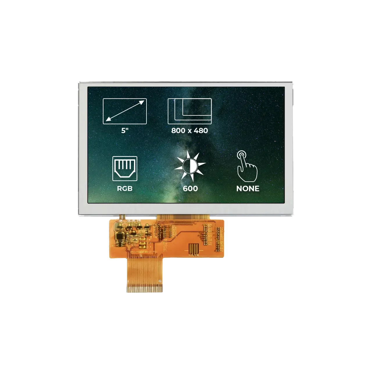 RVT50AQTNWN00 Riverdi 5 800x480 LCD TFT Display Unisystem Display rvt50aqtnwn00-riverdi-5-800x480-lcd-tft-display-unisystem-display