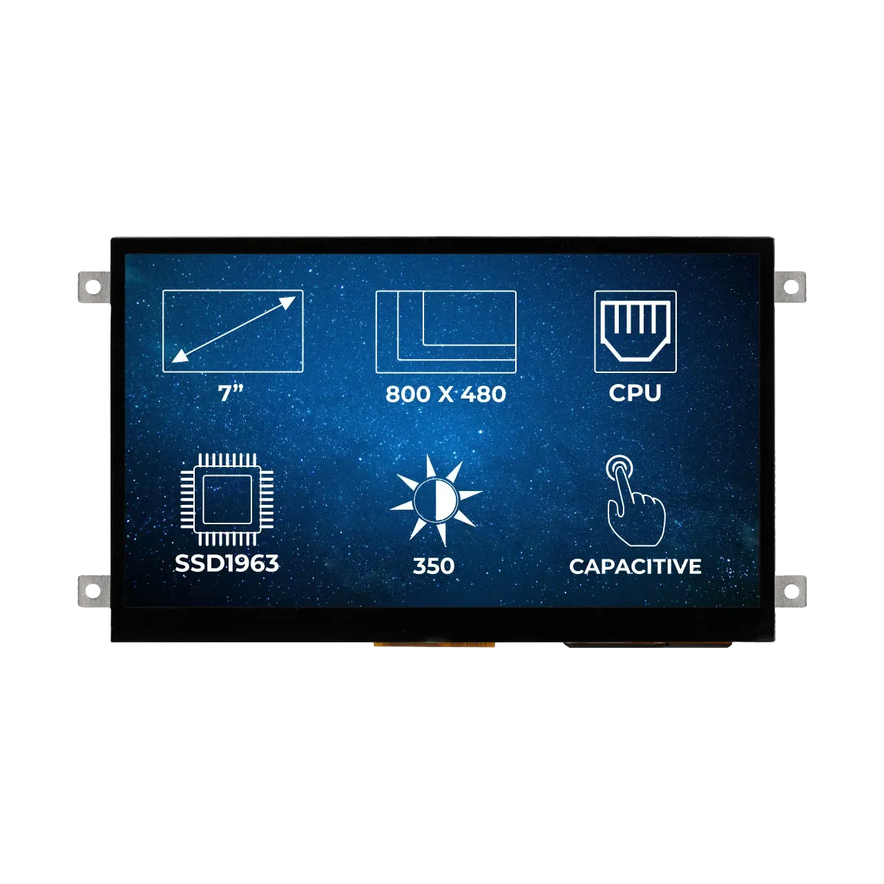RVT70AQSFWC36 Riverdi 7 800x480 LCD TFT Display Unisystem Display rvt70aqsfwc36-riverdi-7-800x480-lcd-tft-display-unisystem-display